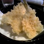 蕎麦処 多賀 - 地魚（キス）の天ぷら