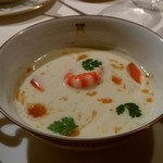 アピシウス - 2015 12 百合根のブルーテ カラスミが効いていて美味しい