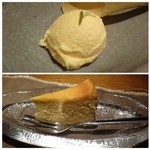 大どころ - ◆デザート・・「カボスのアイス」と「チーズケーキ」、どちらかの選択でチーズケーキは試作品
      こちらに限らず和食店では最後に「アイス」などを出されるお店が多いですね。
      食後に頂くとサッパリしていいですよ。