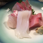 魚亭 菊や - 刺身まで付いてる。
