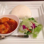 チャイニーズレストラン カレン - エビチリのハンズバーガー