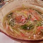 よしはら - 2015.12海老芋蟹あんかけ