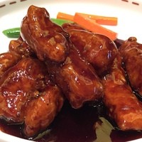 倶楽湾 - 今週のランチ 黒酢の酢豚 (1250円)