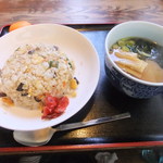 孫悟空 - 炒飯セット(800円)