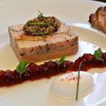 ガストロノミー ジョエル・ロブション 大山鶏のフィレとフォアグラのテリーヌ(2015.05)