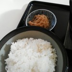 一休食堂 - ライスと小鉢
