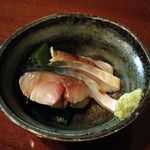春来 - お通し：しめ鯖