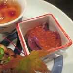 すず木 - 春菊（京都）アミダケ、岩手の筋子