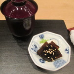 すず木 - 椀、香の物