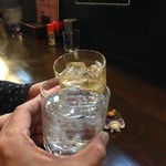 ひげ坊主 - H.27.12.28.夜 芋焼酎ロック vs 梅酒ロック de 乾杯♪