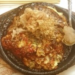 居酒屋 らくがき - 長芋のお好み焼き