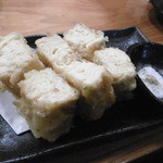 雨のち晴れ - だし巻き玉子の天ぷら