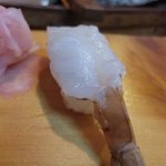 寿司と地魚料理　大徳家 - 握り　クルマエビ（2010年7月）