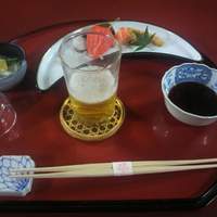 神楽坂 割烹 加賀 個室と会席接待の宴会処 - 先付け＆ビール