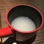 そば切り 黒むぎ - 蕎麦湯は濃い