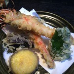 青山 川上庵 - 青山川上庵(天せいろ上)