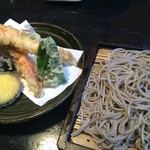 青山 川上庵 - 青山川上庵(天せいろ上)