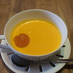 レストラン タケウチ - 人参のポタージュスープ