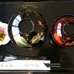 Kan un rou - 割烹のお店らしく、椀の姿も写真ものかと