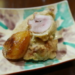 佳肴みを木 - ウズラの唐揚げとにんにく