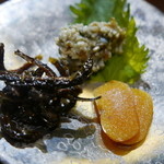 佳肴みを木 - どじょうの佃に、自家製からすみ、ピータン豆腐