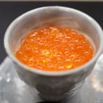 麻布十番 ふくだ - いくら絹蒸し