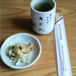 鳥ぎん - お茶と漬物