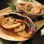 海鮮料理 吾作どん  - H.27.12.29.夜 三重大あさり正油焼 480円税別