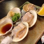 海鮮料理 吾作どん  - H.27.12.29.夜 三重はまぐり磯焼 480円税別