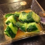 海鮮料理 吾作どん  - H.27.12.29.夜 やみつききゅうり 380円税別