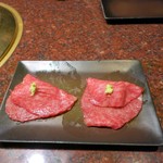 焼肉うしごろ - リブ芯と生雲丹