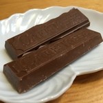 河口湖オルゴールの森 チョコレートショップ - 「CAFE TASSE」塩キャラメルミルクチョコ