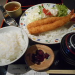 レストラン 牛石 - エビフライ定食