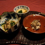 花仙庵 仙仁温泉 岩の湯 - 前菜