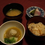 花仙庵 仙仁温泉 岩の湯 - 自家菜園のヤーコン蒸しとお食事