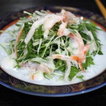 三好 - ズワイガニと水菜のサラダ