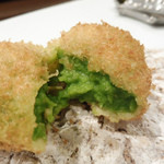 創作串揚 つだ - えんどう豆のコロッケ