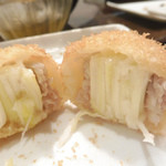 創作串揚 つだ - 黄にらのもち豚巻き