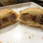 創作串揚 つだ - れんこんのカレー風味肉詰め