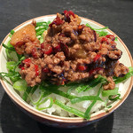 麺の坊　晴天 - 激辛台湾ミンチ丼