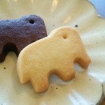 カザーナ・コーヒー - ハナユラカヒミの象さんクッキー