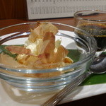 旬菜鮮魚と旨い酒　八右衛門 - クリームチーズやっこ風￥480