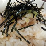 塩結び - ミニ鯛めし200円／27年12月