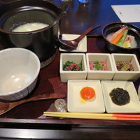 星のや竹富島 ダイニング - 朝食③ゆし豆腐粥朝食