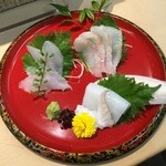 三代目 まる天 - 本日の三点盛り