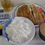 とんかつ　洋食　春 - チキンカツ定食　７５０円