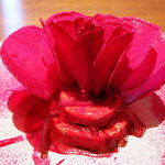 ル スプートニク - 薔薇ビーツとフォアグラ(昼は＋１５００円)