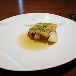 ル スプートニク - 鯛の鱗焼き 蕪のスープ 蕪餅