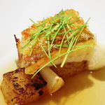 ル スプートニク - 鯛の鱗焼き 蕪のスープ 蕪餅