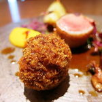 ル スプートニク - 猪のロースト 猪コロッケ